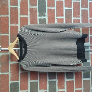 Marc Jacobs Black Stripe Knitted Sweater Large L